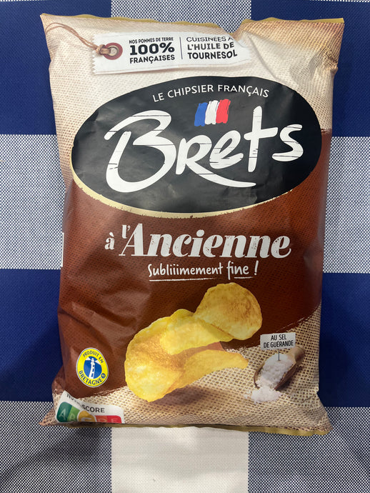 Brets Old Fashioned Chips with Sel de Guérande salt 125g