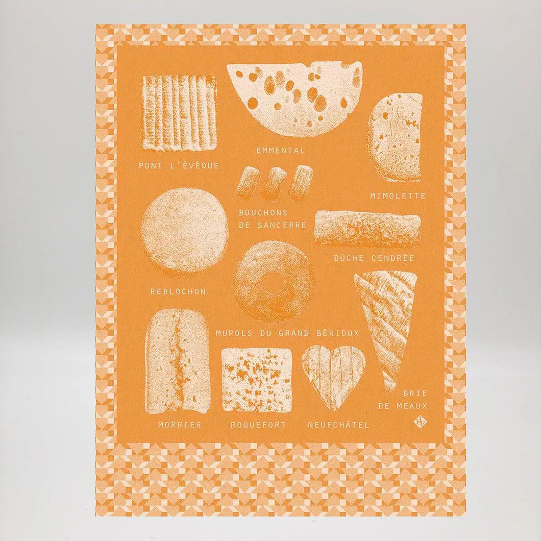 Le Jacquard Français Cheese Tea Towel