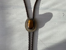 Vintage Tiger Stone bolo tie