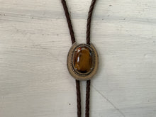 Vintage Tiger Stone bolo tie