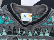 Vintage COOGI 3D knitted crew neck jumper, Made in Australia, Medium