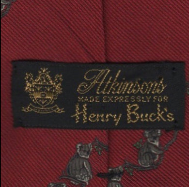 Vintage Atkinsons for Henry Buck’s tie