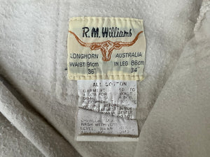 Vintage RM Williams moleskin trousers, 36”