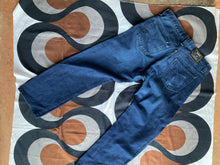 Vintage Versace Jeans Couture blue denim jeans, made in Italy, 100% cotton, size 35”