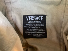 Vintage Versace Jeans Couture cream trousers, made in Italy, 34”