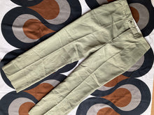 New-old-stock khaki green Hard Yakka Australian workwear trousers, 36”