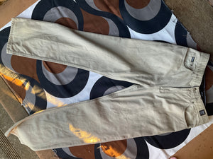 Vintage Versace Jeans Couture cream trousers, made in Italy, 34”