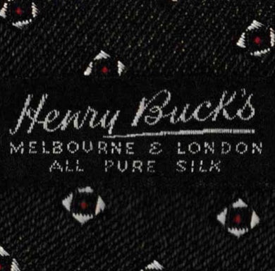 Vintage Henry Bucks tie