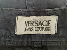 Vintage Versace Jeans Couture black trousers, made in Italy, 32”