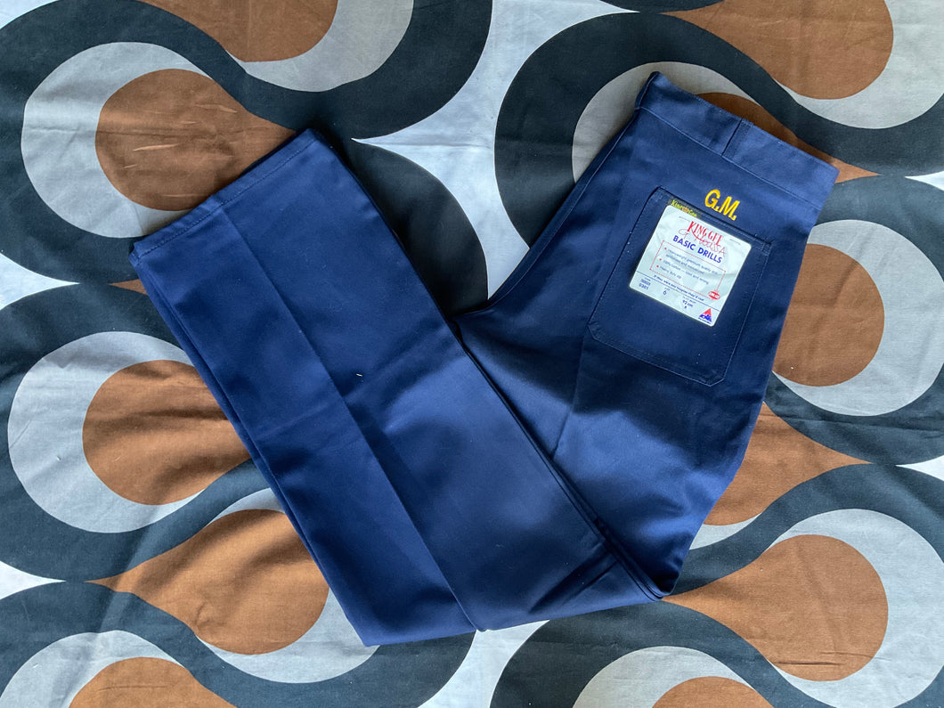 New Old Stock King Gee workwear trousers, 36”