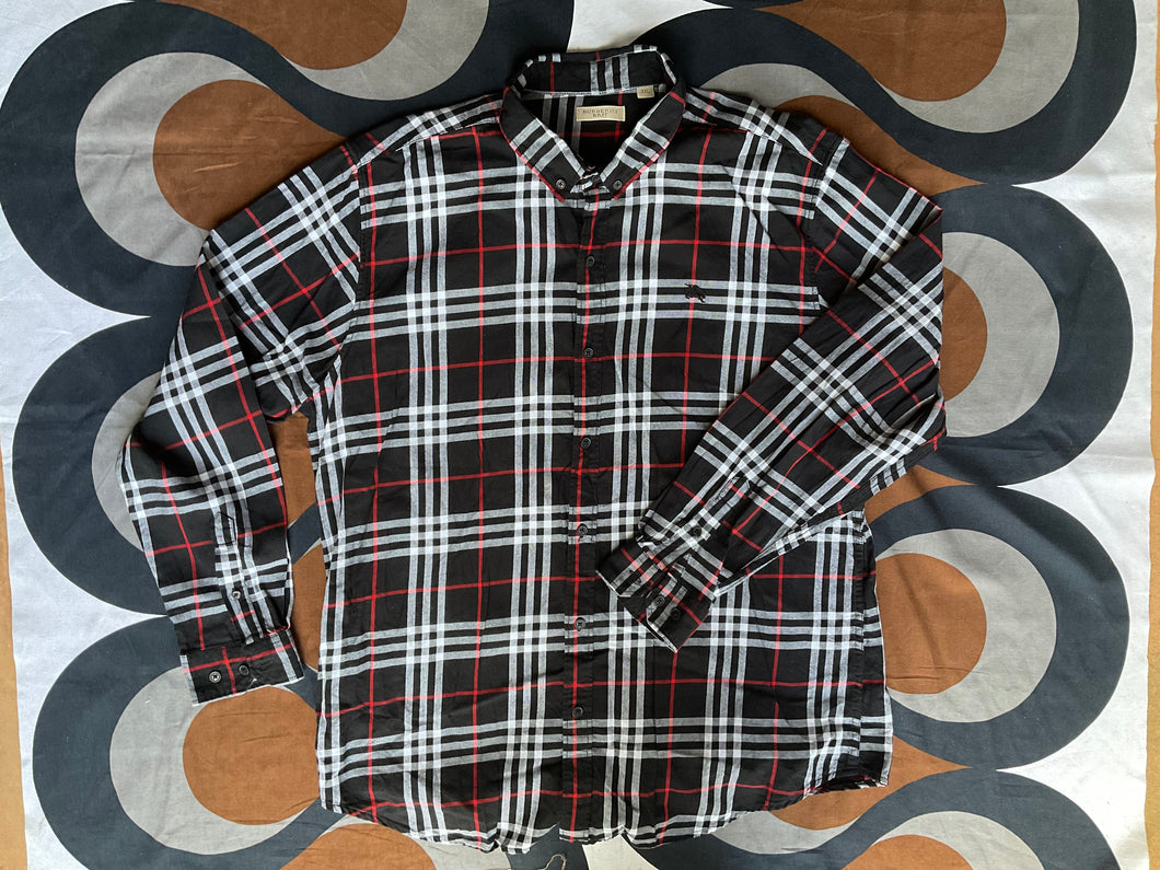 Vintage Burberry check shirt, 3XL