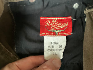 Vintage RM Williams moleskin trousers, 30”